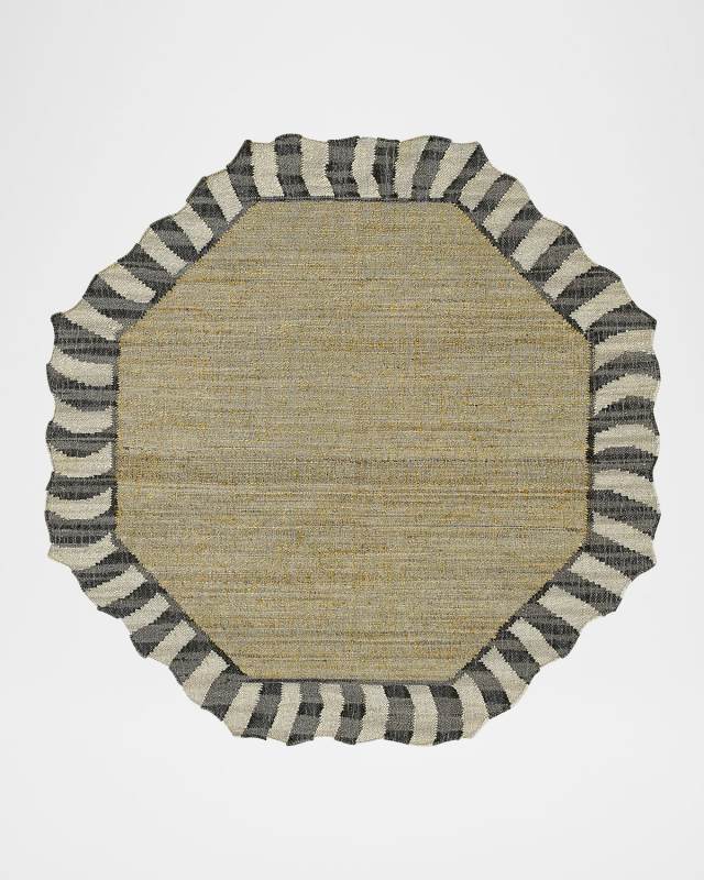 Jute Scalloped Rug,